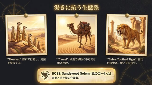 渇きに抗う生態系